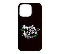Happily Ever After Wedding Gift for Bride Groom Newlyweds Case for iPhone 15 Pro Max