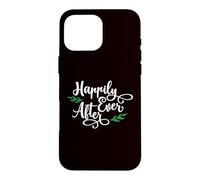 Happily Ever After Wedding Gift for Bride Groom Newlyweds Case for iPhone 16 Pro Max