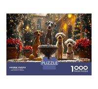 Happily Jigsaw Puzzles 1000pcs Dog Theme for Adults - A Funny, High-Definition Dog Jigsaw Puzzle - The Ultimate Choice for Discerning Funny Jigsaw Puzzles for Adults Fans 38x26cm/1000pcs