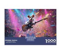 Happily Jigsaw Puzzles Funny Dog 1000pcs Challenge - This Dog Jigsaw Puzzles for Adults Is A Visual Treat - A Premier Dog Puzzle for Dedicated Enthusiasts 38x26cm/1000pcs