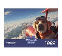 Happily Jigsaw Puzzles Presents: Dog Jigsaw Puzzle 1000 Pieces for Adults - A Funny And Engaging Dog Puzzle Experience Funny Jigsaw Puzzles for Adults Dog Lovers 52x38cm/1000pcs