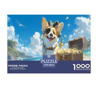 Happily Jigsaw Puzzles: The Funny Dog Jigsaw & Puzzle 1000 - A Premium Dog Jigsaw Puzzles for Adults Experience - Designed for Solitude Or Shared Enjoyment 38x26cm/1000pcs