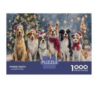 Happily Jigsaw Puzzles: The Funny Dog Jigsaw & Puzzle 1000 - A Premium Dog Jigsaw Puzzles for Adults Experience - Designed for Solitude Or Shared Enjoyment 70x50cm/1000pcs