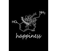 Happines: For The Composition Writing Books Her School Education Supplies Interesting Chemistry Notebook College Ruled Chemist Paperback Idea Science Gift Notebooks
