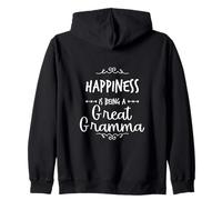 Happiness Being A Great Gramma Special Grandma Zip Hoodie