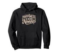 Happiness Being Nonna Italian Grandmother Joy Women Mother's Pullover Hoodie