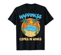 Happiness Comes in Waves, Summer Vacation Vibes T-Shirt