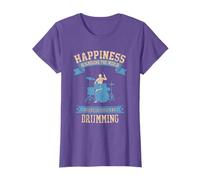 Happiness Drummer - Funny Men & Womens Drumming Tee T-Shirt