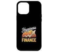 Happiness Finance Design - Retro Sunset Investing Lifestyle Case for iPhone 12 Pro Max