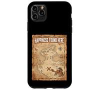Happiness Found Here Vintage Pirate Map Crab Case for iPhone 11 Pro Max