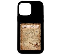 Happiness Found Here Vintage Pirate Map Crab Case for iPhone 13 Pro Max