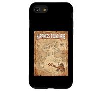 Happiness Found Here Vintage Pirate Map Crab Case for iPhone SE (2020) / 7/8