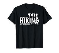 Happiness Hiking Friends Trail Crew Outdoors T-Shirt