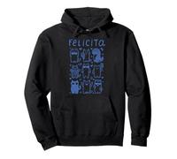 HAPPINESS IN ITALIAN LANGUAGE, HAPPY ITALY Pullover Hoodie
