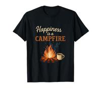 Happiness is a Campfire Weekend Warrior Crew T-Shirt