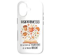 Happiness is a Cup of Coffee and a Good Book Coffee & Books Case for iPhone 17