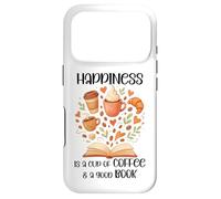 Happiness is a Cup of Coffee and a Good Book Coffee & Books Case for iPhone 17 Pro