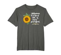 Happiness is a cup of tea and a good book T-Shirt