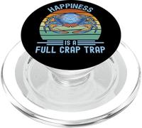 Happiness Is a Full Crab Trap Funny Crabbing PopSockets PopGrip for MagSafe