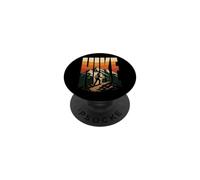 Happiness Is A Hike In The Mountains Hiker Gift Retro PopSockets Adhesive PopGrip