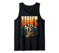 Happiness is A Hike in The Mountains Hiker Gift Retro Tank Top