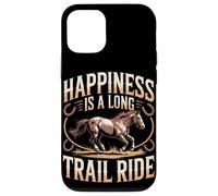 Happiness Is A Long Trail Ride Horse Case for iPhone 12/12 Pro
