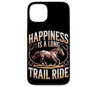 Happiness Is A Long Trail Ride Horse Case for iPhone 13