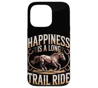 Happiness Is A Long Trail Ride Horse Case for iPhone 13 Pro