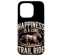 Happiness Is A Long Trail Ride Horse Case for iPhone 15 Pro