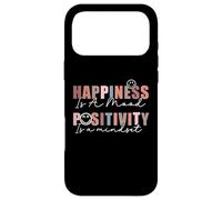 Happiness Is A Mood Positivity Is A Mindset, Positive Quote Case for iPhone 17 Pro Max