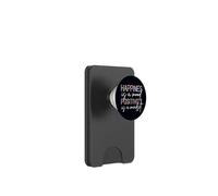 Happiness Is A Mood Positivity Is A Mindset, Positive Quote PopSockets PopWallet for MagSafe