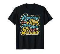 Happiness is a Myth Made Real by The Pursuit Retro pop tee 2 T-Shirt