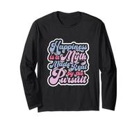 Happiness is a Myth Made Real by The Pursuit Retro pop tee 3 Long Sleeve T-Shirt