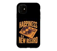 Happiness Is A New Record Vintage Vinyl Collector Case for iPhone 11