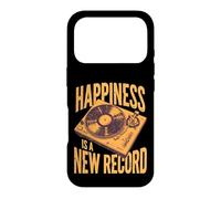 Happiness Is A New Record Vintage Vinyl Collector Case for iPhone 17 Pro