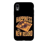 Happiness Is A New Record Vintage Vinyl Collector Case for iPhone XR