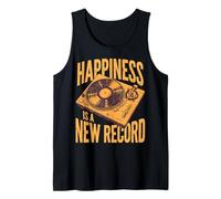 Happiness is A New Record Vintage Vinyl Collector Tank Top
