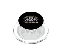Happiness Is A Tight Threesome Dart Board Retro Dart PopSockets PopGrip for MagSafe