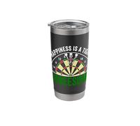 Happiness is a Tight Threesome Funny Darts Stainless Steel Insulated Tumbler