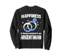 Happiness Is Bein Married To An Argentinian Wife Husband Sweatshirt