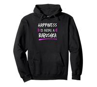 Happiness Is Being A Babushka Cute Grandma Pullover Hoodie