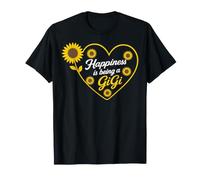 Happiness is Being A Gigi Sunflower Grandma T-Shirt