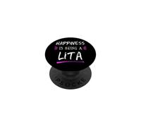 Happiness Is Being A Lita Cute PopSockets Adhesive PopGrip