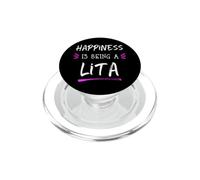 Happiness Is Being A Lita Cute PopSockets PopGrip for MagSafe