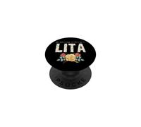 Happiness Is Being A Lita Floral Flower Grandma PopSockets Adhesive PopGrip