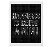 Happiness is Being A Mimi Diamond Art Painting Kits for 5D Gem Arts Paint Picture Home Wall Decor