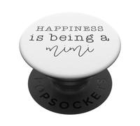 Happiness Is Being A Mimi Mother's Day For Grandma PopSockets Adhesive PopGrip