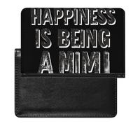 Happiness is Being A Mimi Passport Cover Case Wallet for Men Women with Card Holder Travel Essentials