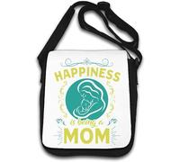 Happiness is Being A Mom Shoulder Bag White