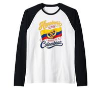Happiness is Being Married to A Colombian Proud Spouse Raglan Baseball Tee
